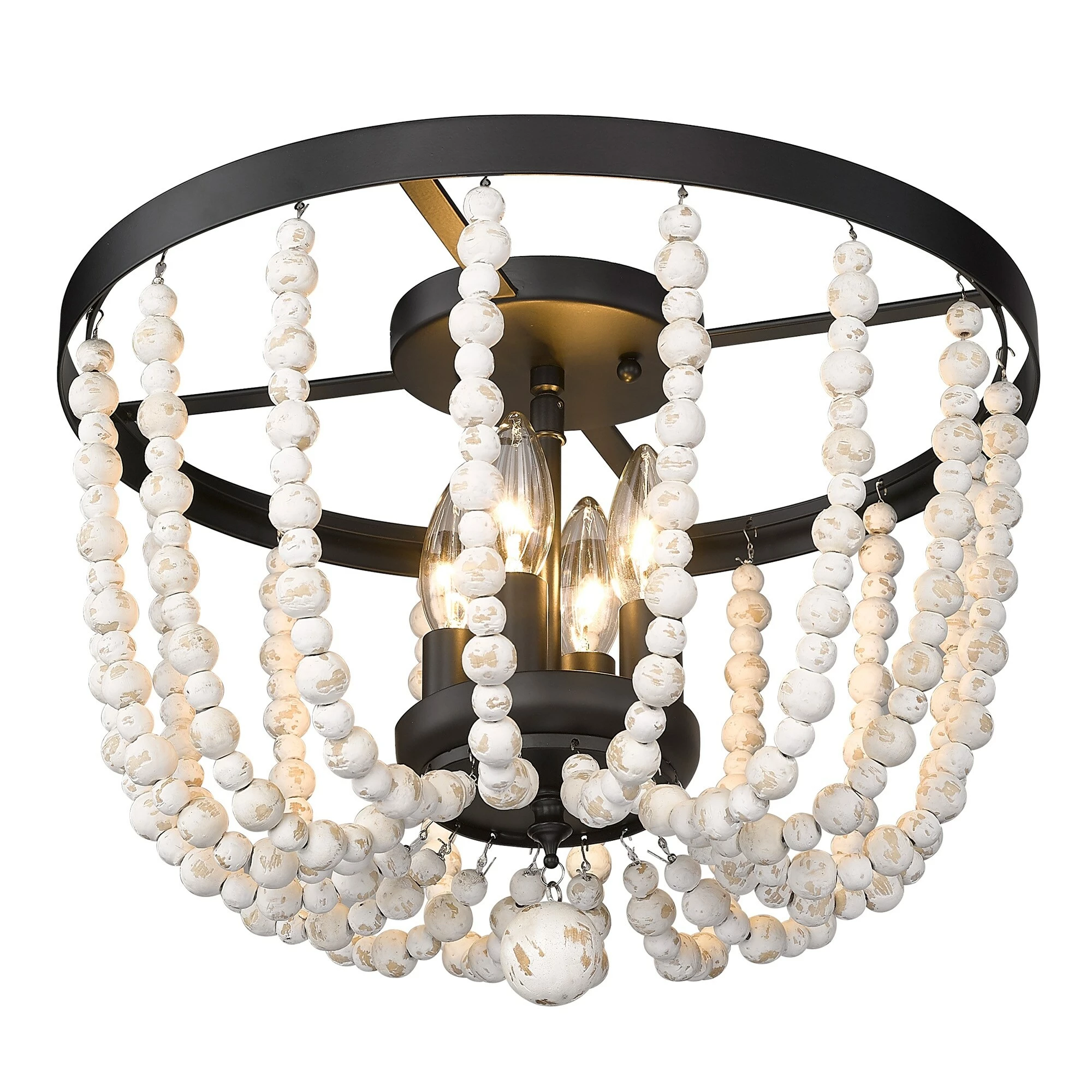 Best Sale π Golden Lighting Tabitha Flush Mount - Matte Black π₯° 5 Best Sale π Golden Lighting Tabitha Flush Mount - Matte Black π₯° - Image 3