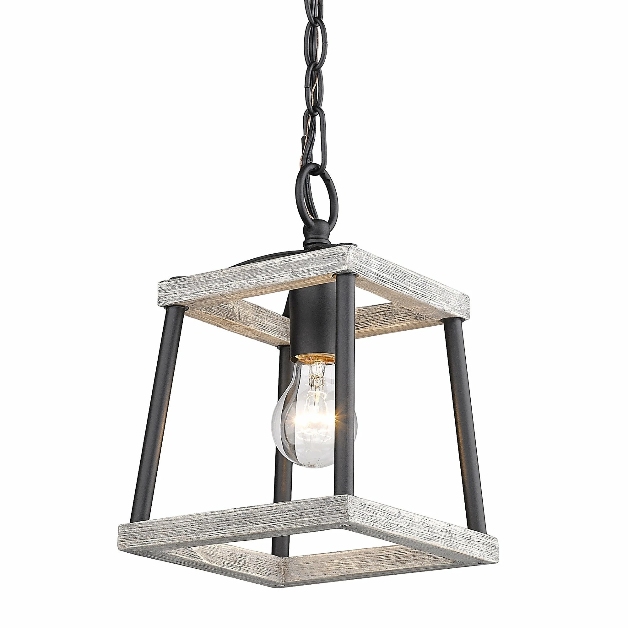 Flash Sale π€© Golden Lighting Teagan Mini Pendant Natural Black With Rustic Oak Wood Accents π 3 Flash Sale π€© Golden Lighting Teagan Mini Pendant Natural Black With Rustic Oak Wood Accents π