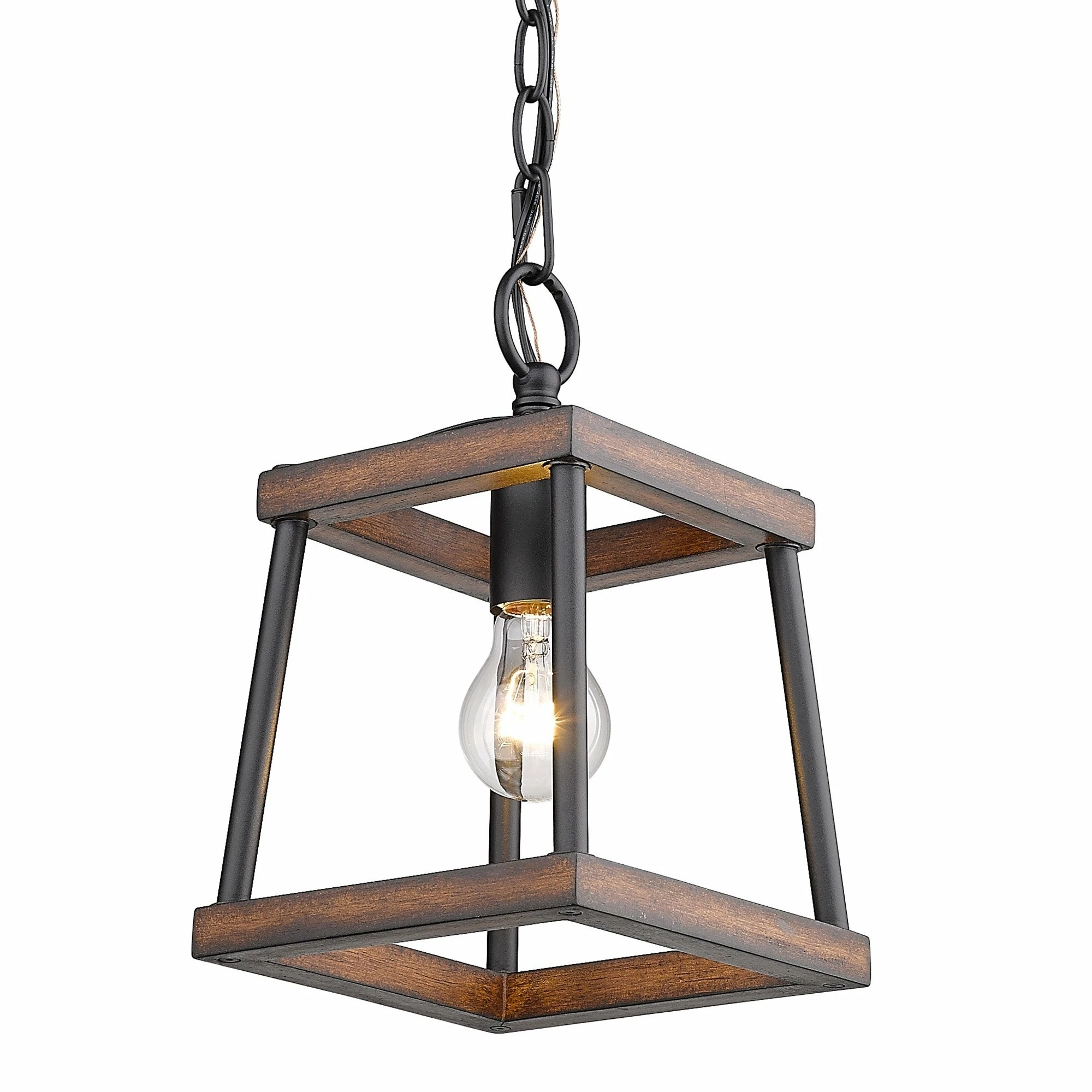 Flash Sale π€© Golden Lighting Teagan Mini Pendant Natural Black With Rustic Oak Wood Accents π 10 Flash Sale π€© Golden Lighting Teagan Mini Pendant Natural Black With Rustic Oak Wood Accents π - Image 8