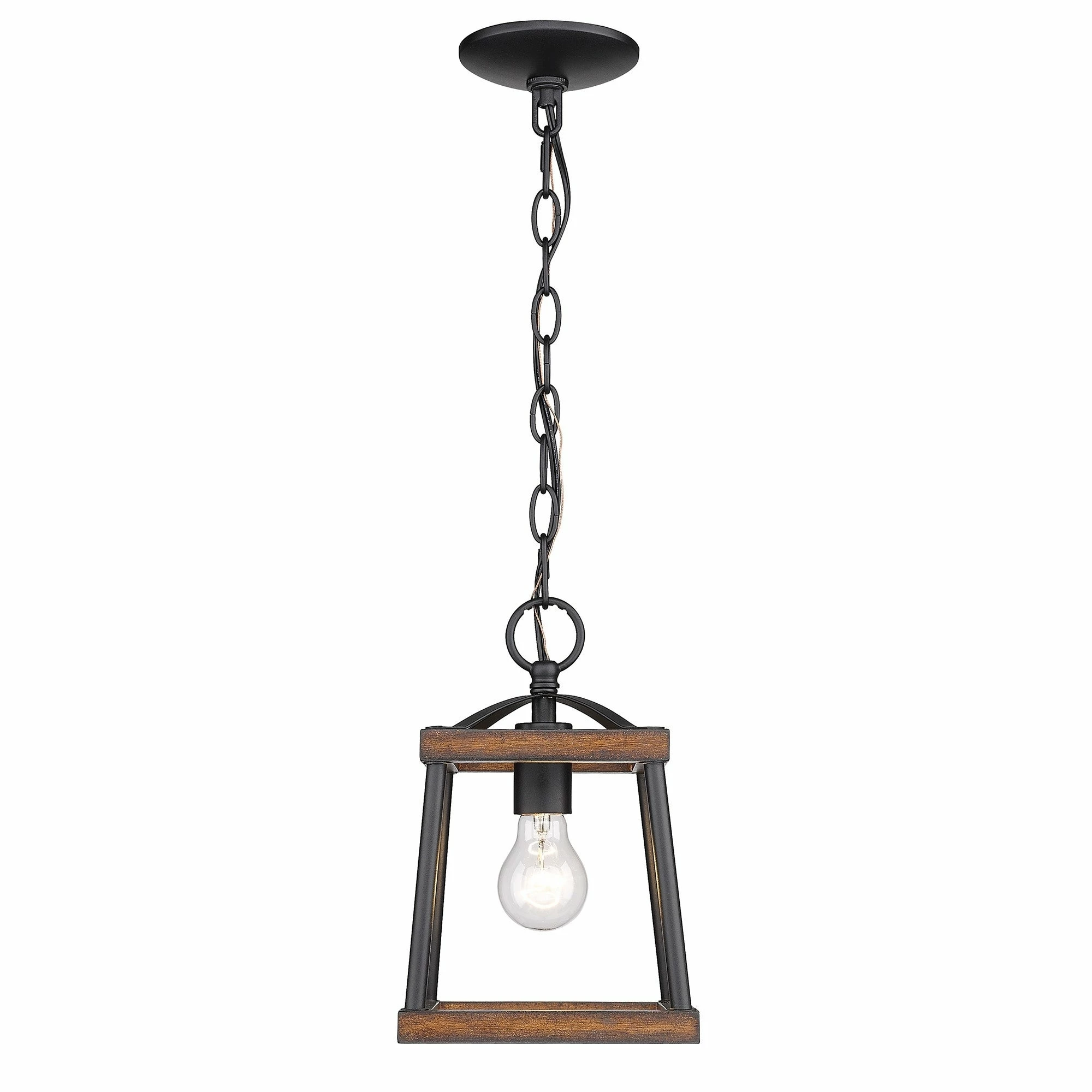 Flash Sale π€© Golden Lighting Teagan Mini Pendant Natural Black With Rustic Oak Wood Accents π 9 Flash Sale π€© Golden Lighting Teagan Mini Pendant Natural Black With Rustic Oak Wood Accents π - Image 7