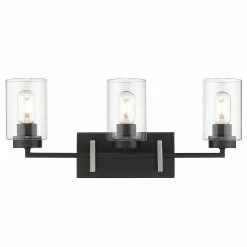 Buy 💯 Golden Lighting Tribeca 3-light Modern Geometric Bathroom Vanity Black With Pewter ⭐ -Golden Lighting Sales Tribeca 3 Light Bath Vanity ce870632 dba3 4426 a1d0 c5db8138a16e