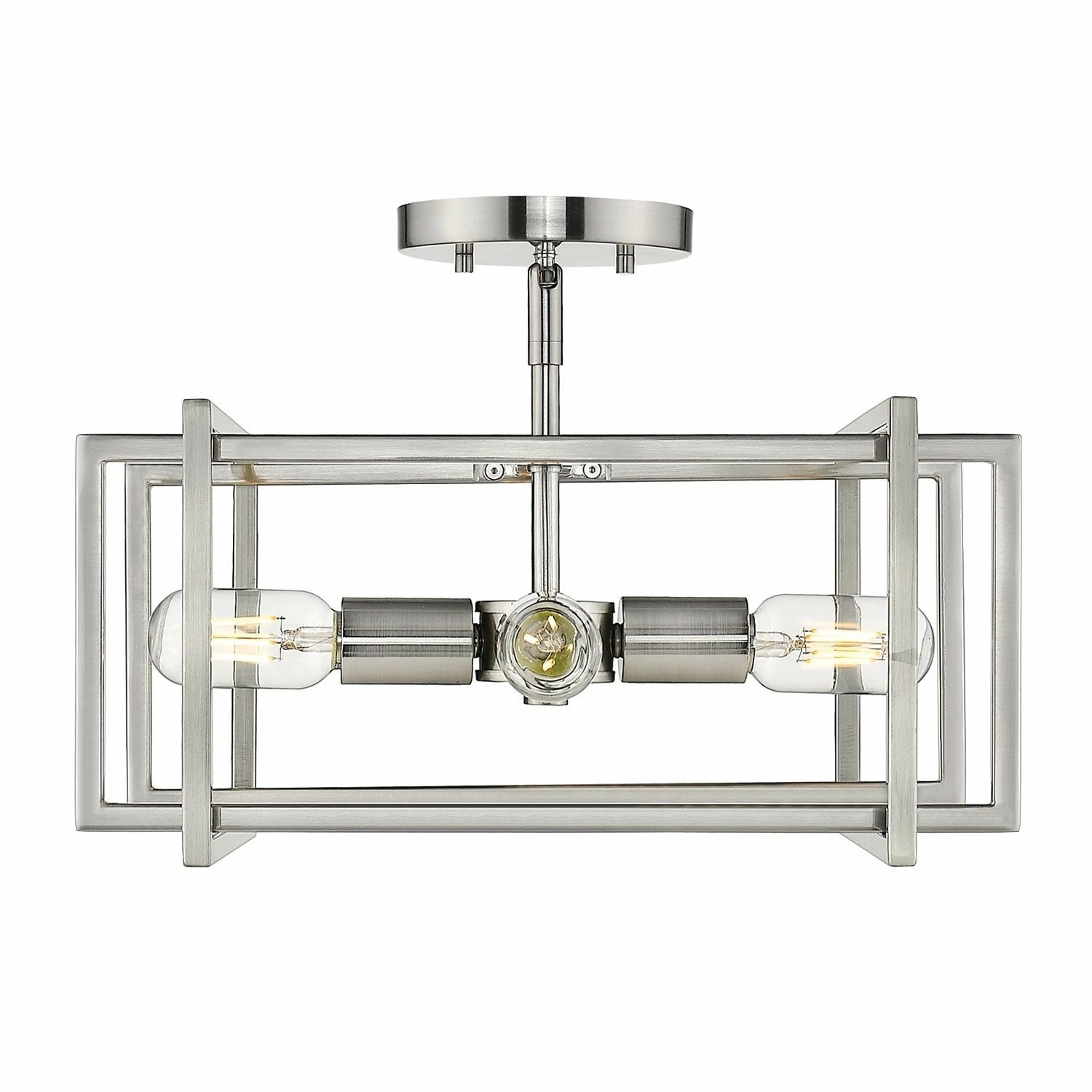 Best Sale π Golden Lighting Semi-flush Contemporary Tribeca Pewter With Pewter Accents π₯ 14 Best Sale π Golden Lighting Semi-flush Contemporary Tribeca Pewter With Pewter Accents π₯ - Image 12