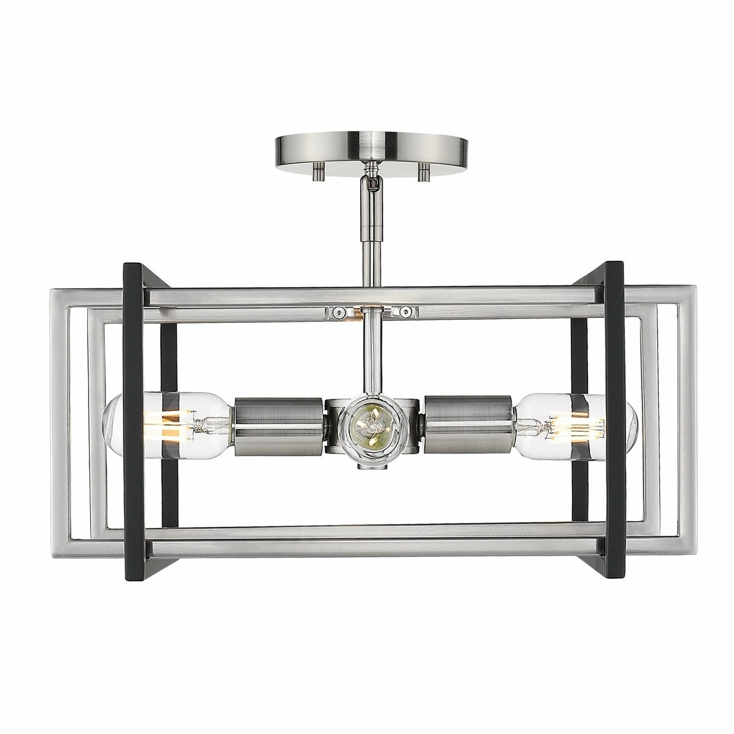 Best Sale π Golden Lighting Semi-flush Contemporary Tribeca Pewter With Pewter Accents π₯ 12 Best Sale π Golden Lighting Semi-flush Contemporary Tribeca Pewter With Pewter Accents π₯ - Image 10