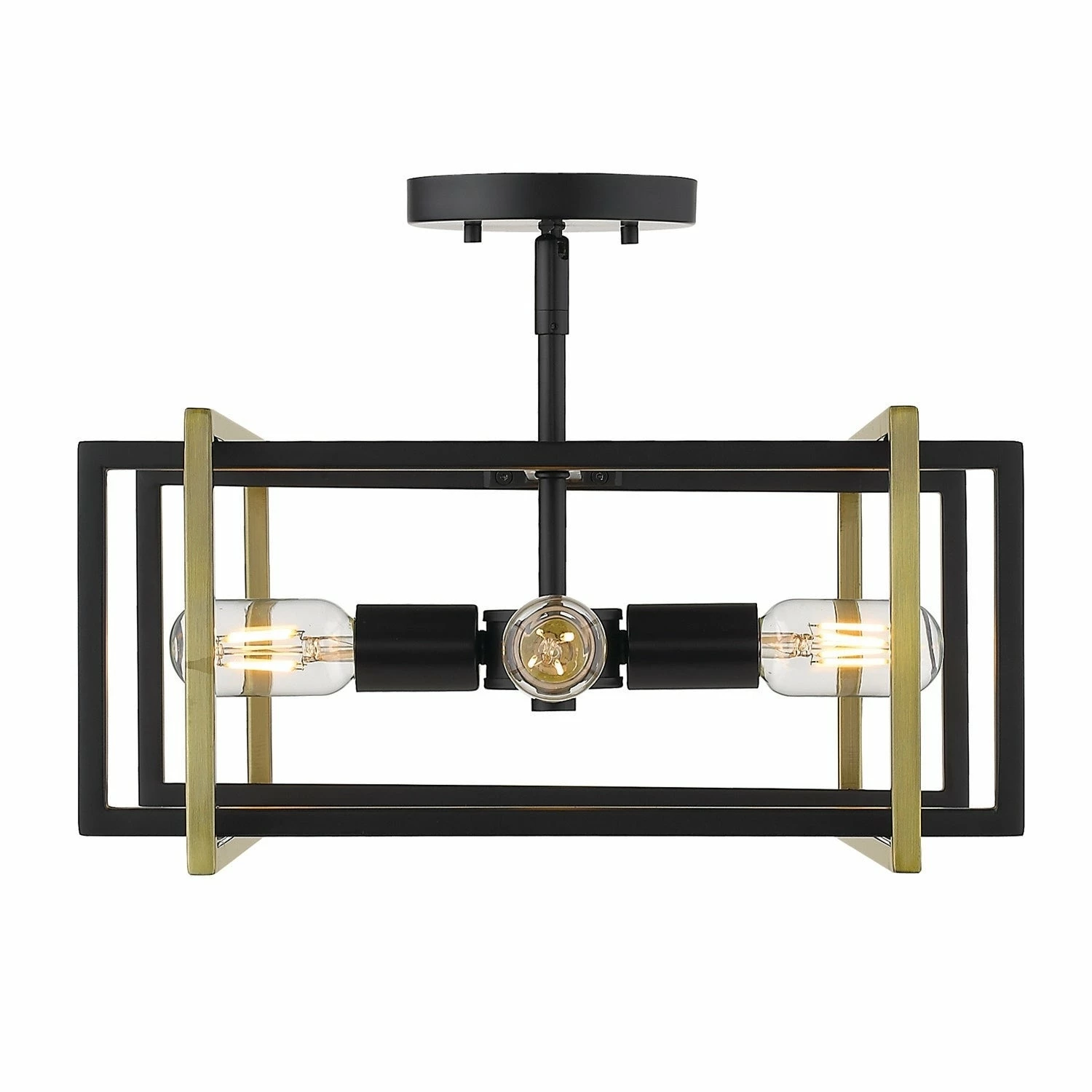 Best Sale π Golden Lighting Semi-flush Contemporary Tribeca Pewter With Pewter Accents π₯ 3 Best Sale π Golden Lighting Semi-flush Contemporary Tribeca Pewter With Pewter Accents π₯