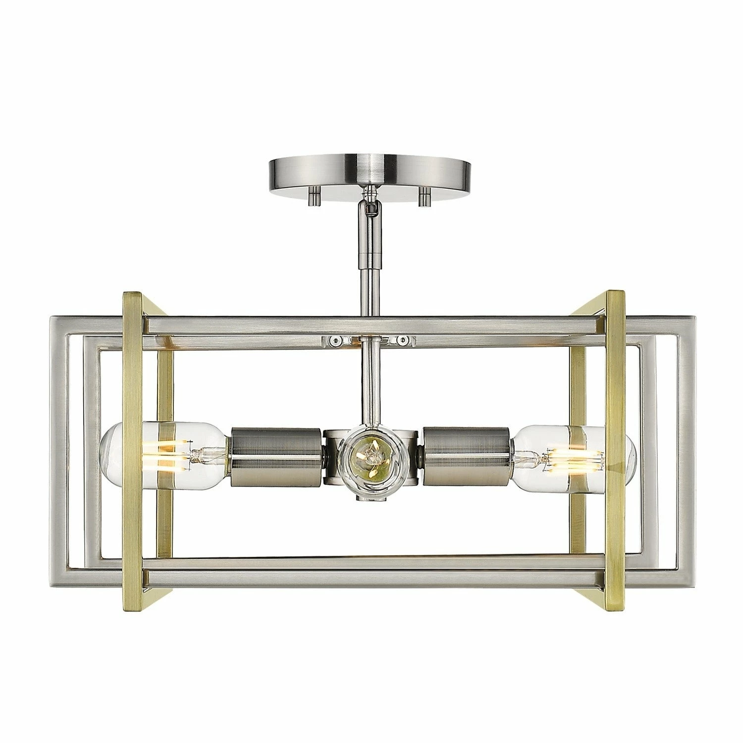 Best Sale π Golden Lighting Semi-flush Contemporary Tribeca Pewter With Pewter Accents π₯ 10 Best Sale π Golden Lighting Semi-flush Contemporary Tribeca Pewter With Pewter Accents π₯ - Image 8