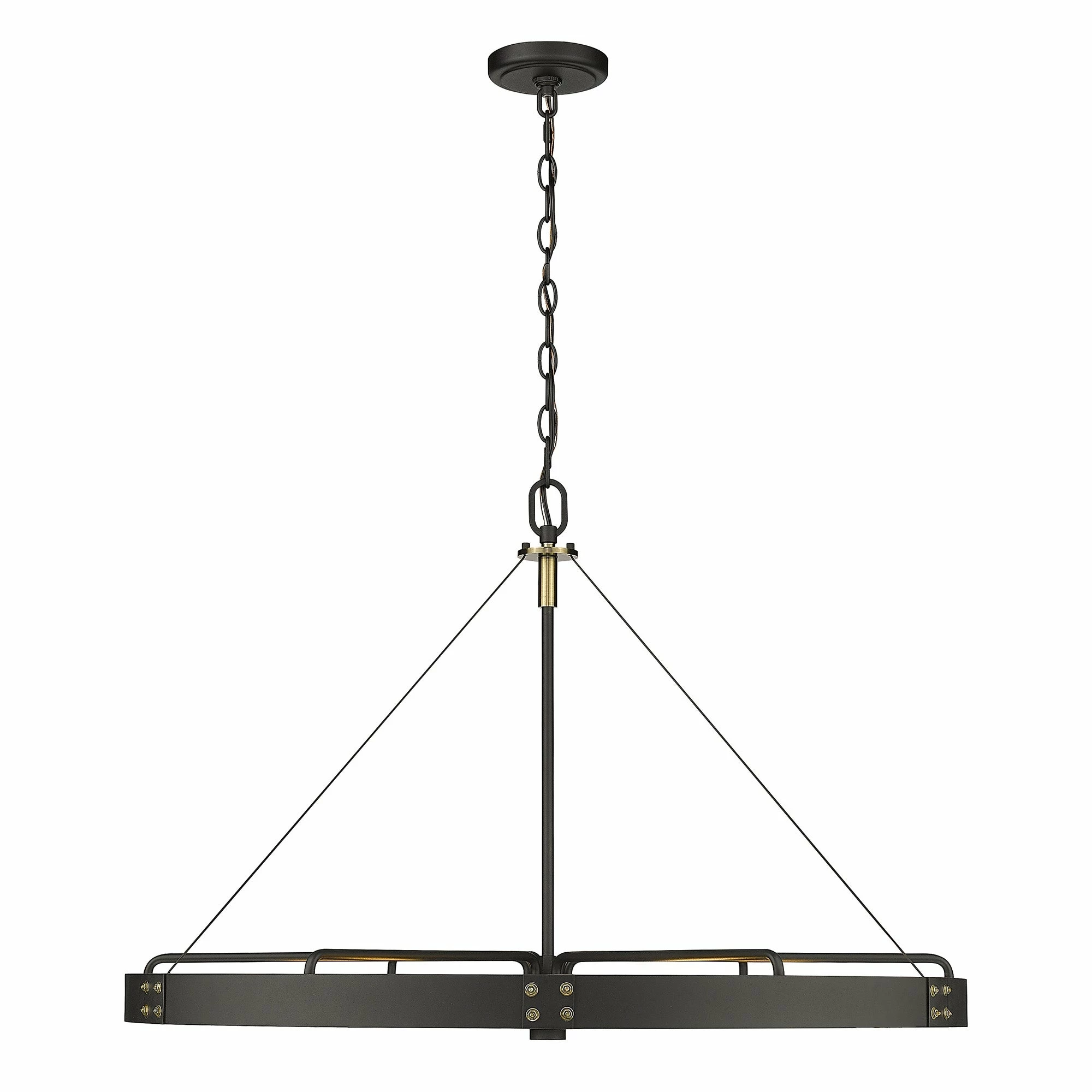 Outlet β Golden Lighting Vaughn Large Pendant Natural Black With Natural Black Accents π₯° 4 Outlet β Golden Lighting Vaughn Large Pendant Natural Black With Natural Black Accents π₯° - Image 2