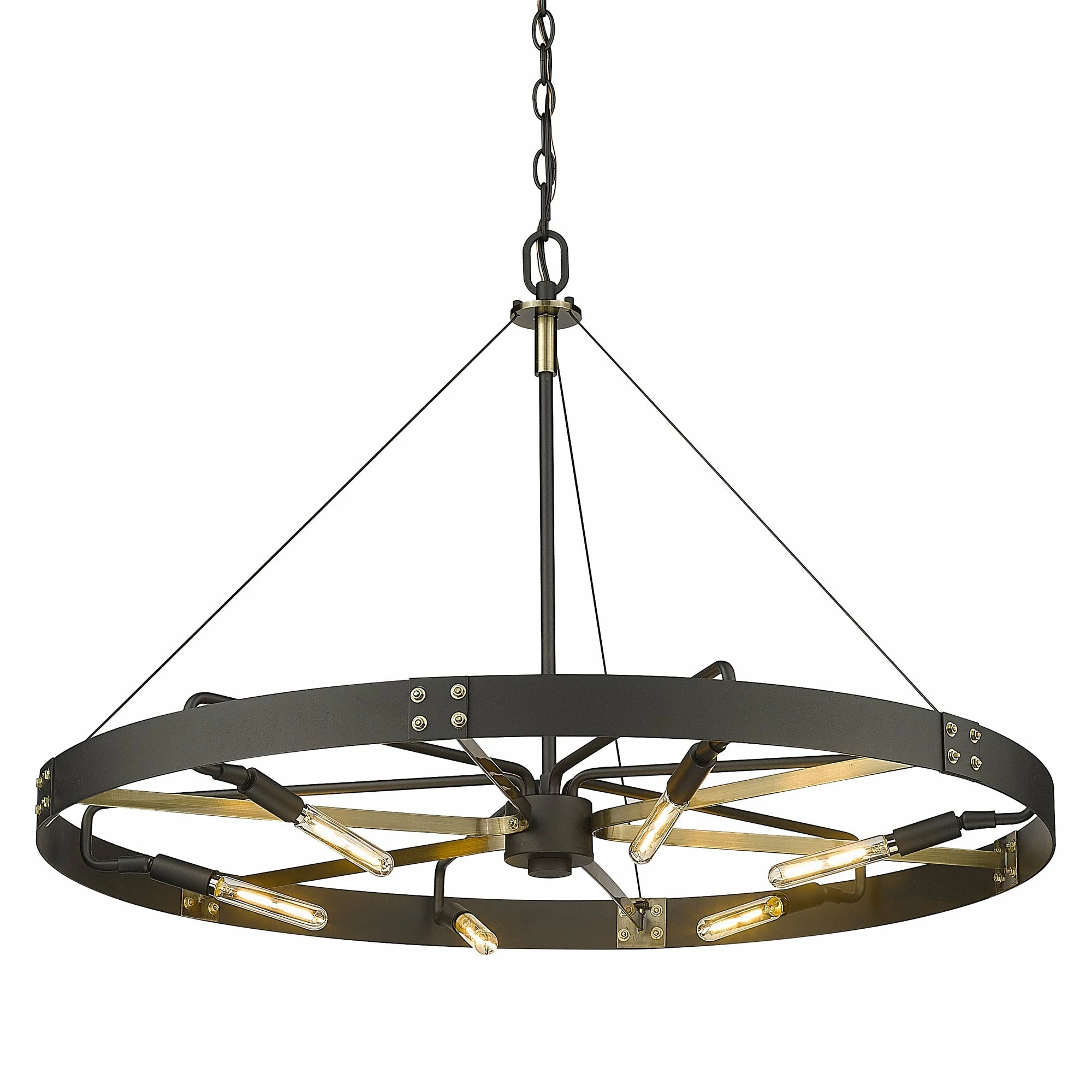 Outlet β Golden Lighting Vaughn Large Pendant Natural Black With Natural Black Accents π₯° 5 Outlet β Golden Lighting Vaughn Large Pendant Natural Black With Natural Black Accents π₯° - Image 3
