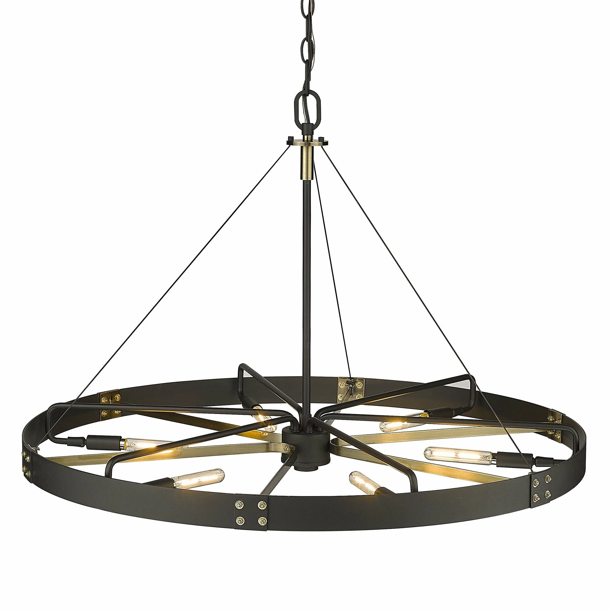 Outlet β Golden Lighting Vaughn Large Pendant Natural Black With Natural Black Accents π₯° 6 Outlet β Golden Lighting Vaughn Large Pendant Natural Black With Natural Black Accents π₯° - Image 4
