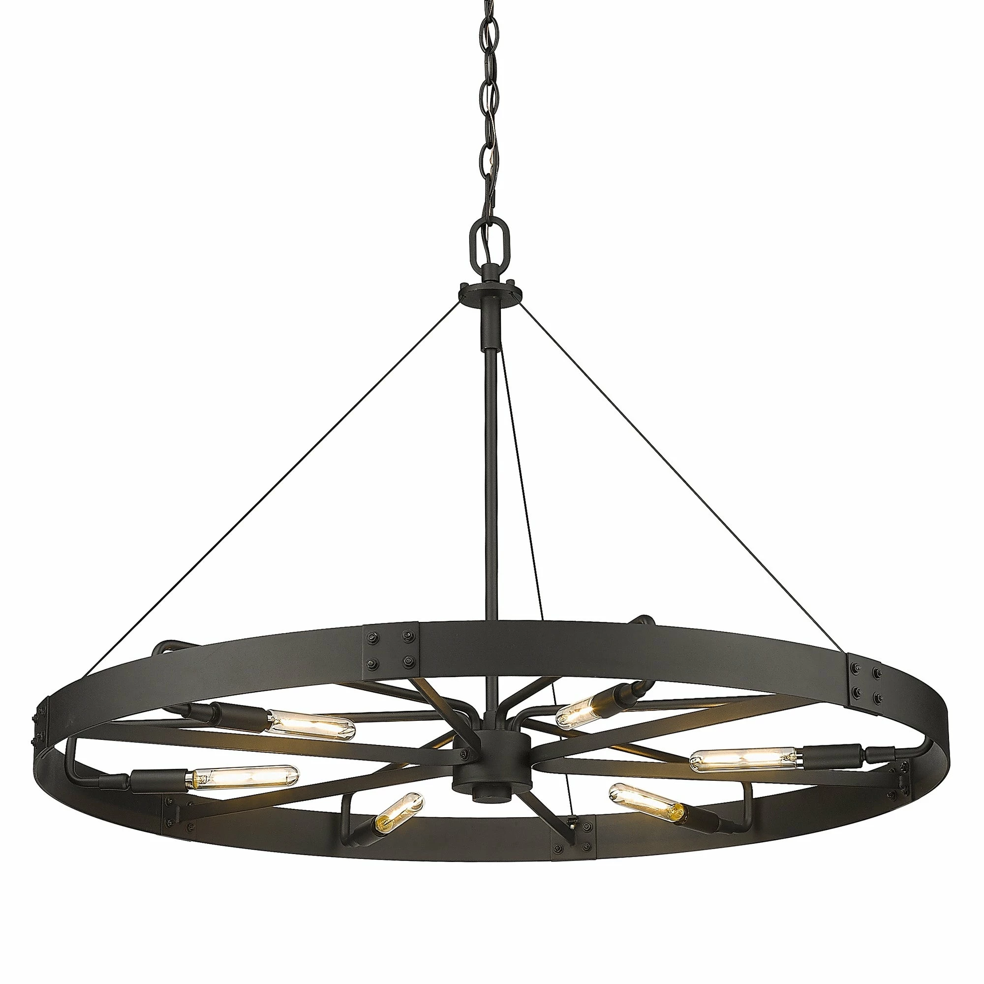 Outlet β Golden Lighting Vaughn Large Pendant Natural Black With Natural Black Accents π₯° 8 Outlet β Golden Lighting Vaughn Large Pendant Natural Black With Natural Black Accents π₯° - Image 6