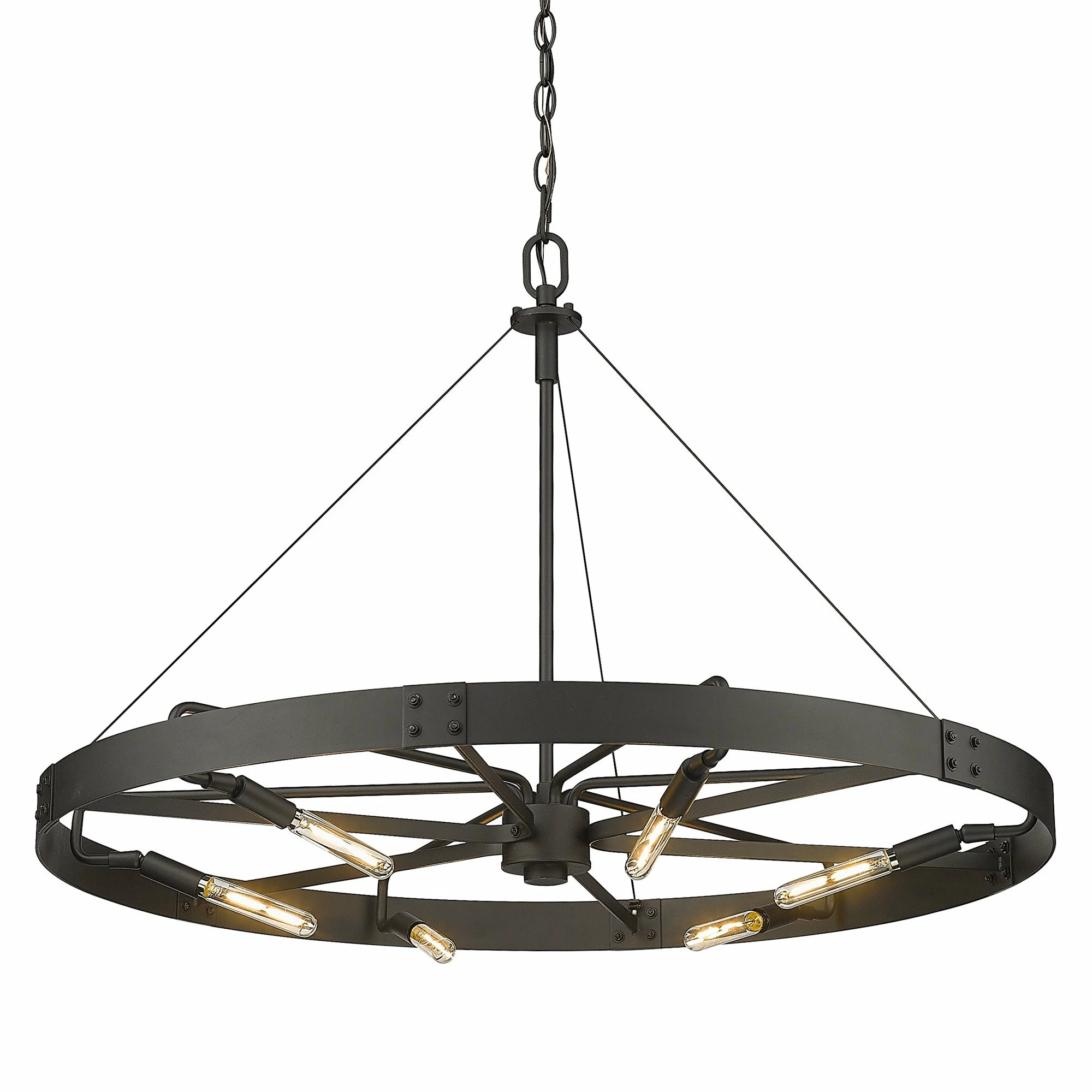 Outlet β Golden Lighting Vaughn Large Pendant Natural Black With Natural Black Accents π₯° 10 Outlet β Golden Lighting Vaughn Large Pendant Natural Black With Natural Black Accents π₯° - Image 8