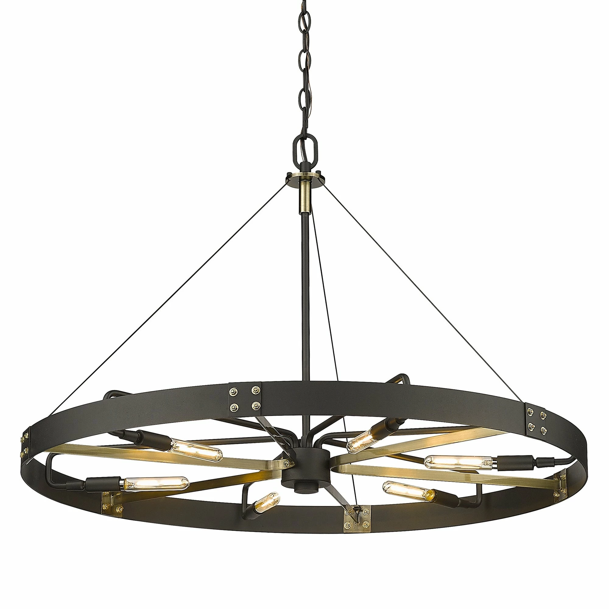 Outlet β Golden Lighting Vaughn Large Pendant Natural Black With Natural Black Accents π₯° 3 Outlet β Golden Lighting Vaughn Large Pendant Natural Black With Natural Black Accents π₯°