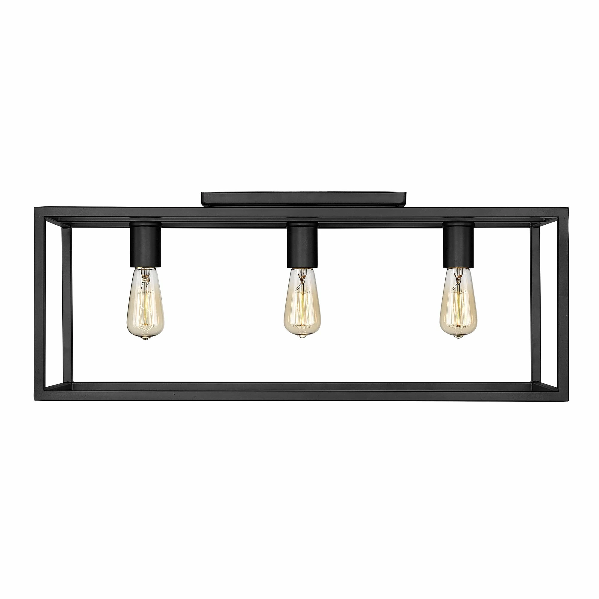 Best deal 𧨠Golden Lighting Wesson Flush Mount - 26" - Matte Black π 4 Best deal 𧨠Golden Lighting Wesson Flush Mount - 26" - Matte Black π - Image 2