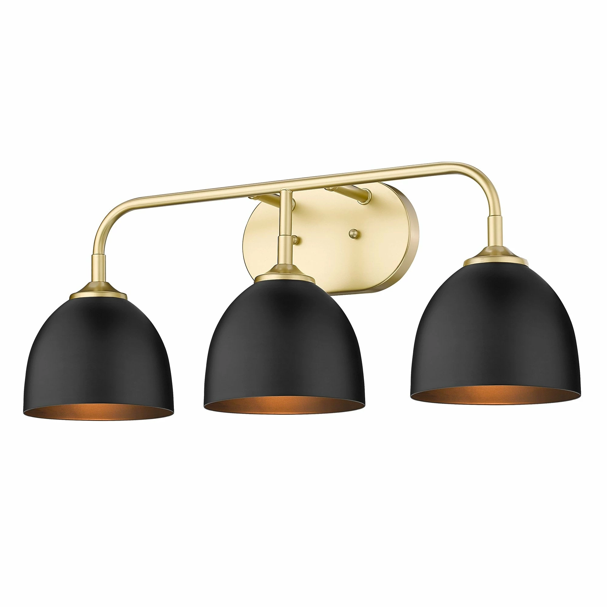 Buy βοΈ Golden Lighting Zoey 3-light Dome Shade Bath Vanity Pewter With Matte White π 13 Buy βοΈ Golden Lighting Zoey 3-light Dome Shade Bath Vanity Pewter With Matte White π - Image 11