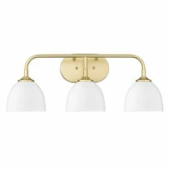 Buy βοΈ Golden Lighting Zoey 3-light Dome Shade Bath Vanity Pewter With Matte White π 22 Buy βοΈ Golden Lighting Zoey 3-light Dome Shade Bath Vanity Pewter With Matte White π -Golden Lighting Sales Zoey 3 Light Bath Vanity 5