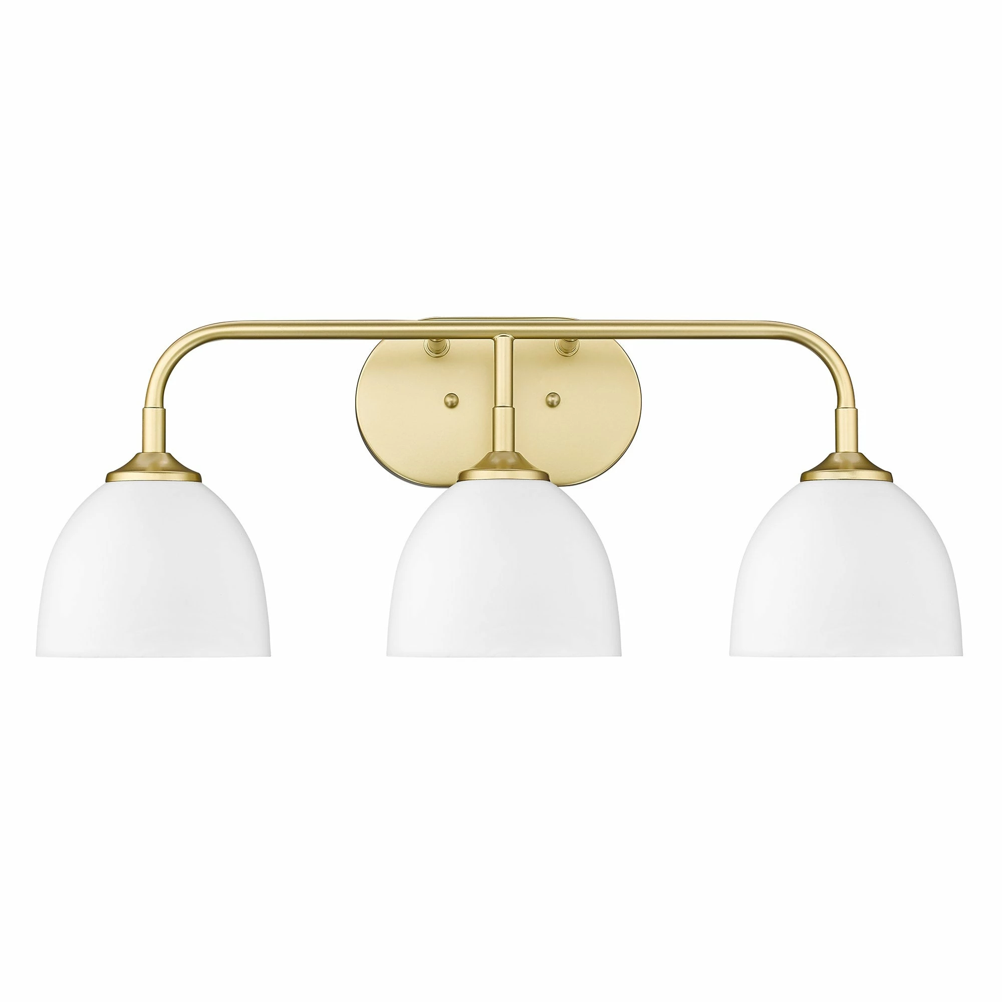 Buy βοΈ Golden Lighting Zoey 3-light Dome Shade Bath Vanity Pewter With Matte White π 8 Buy βοΈ Golden Lighting Zoey 3-light Dome Shade Bath Vanity Pewter With Matte White π - Image 6