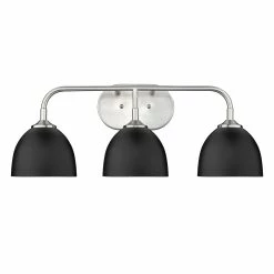 Buy βοΈ Golden Lighting Zoey 3-light Dome Shade Bath Vanity Pewter With Matte White π 25 Buy βοΈ Golden Lighting Zoey 3-light Dome Shade Bath Vanity Pewter With Matte White π -Golden Lighting Sales Zoey 3 Light Bath Vanity 8