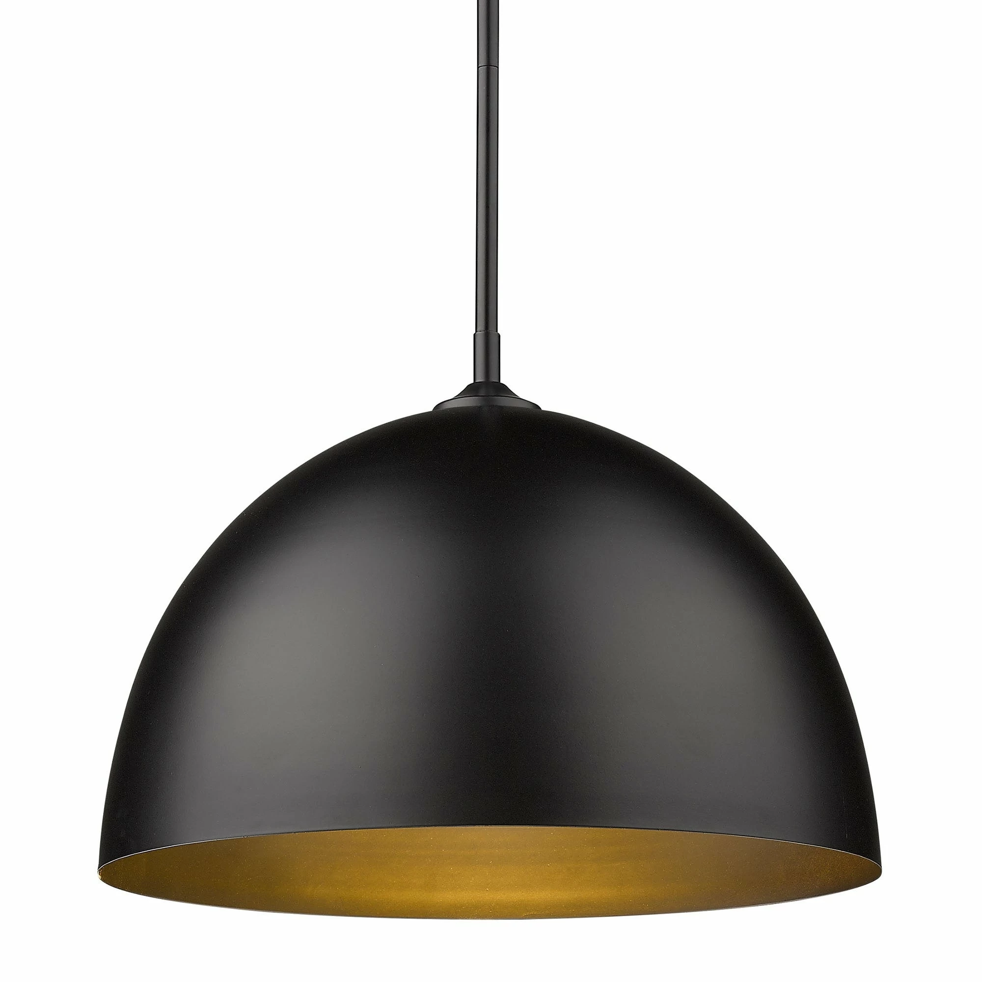 Brand new π Golden Lighting Zoey Modern Large 1 Light Pendant Olympic Gold With Matte Black Shade π₯ 4 Brand new π Golden Lighting Zoey Modern Large 1 Light Pendant Olympic Gold With Matte Black Shade π₯ - Image 2
